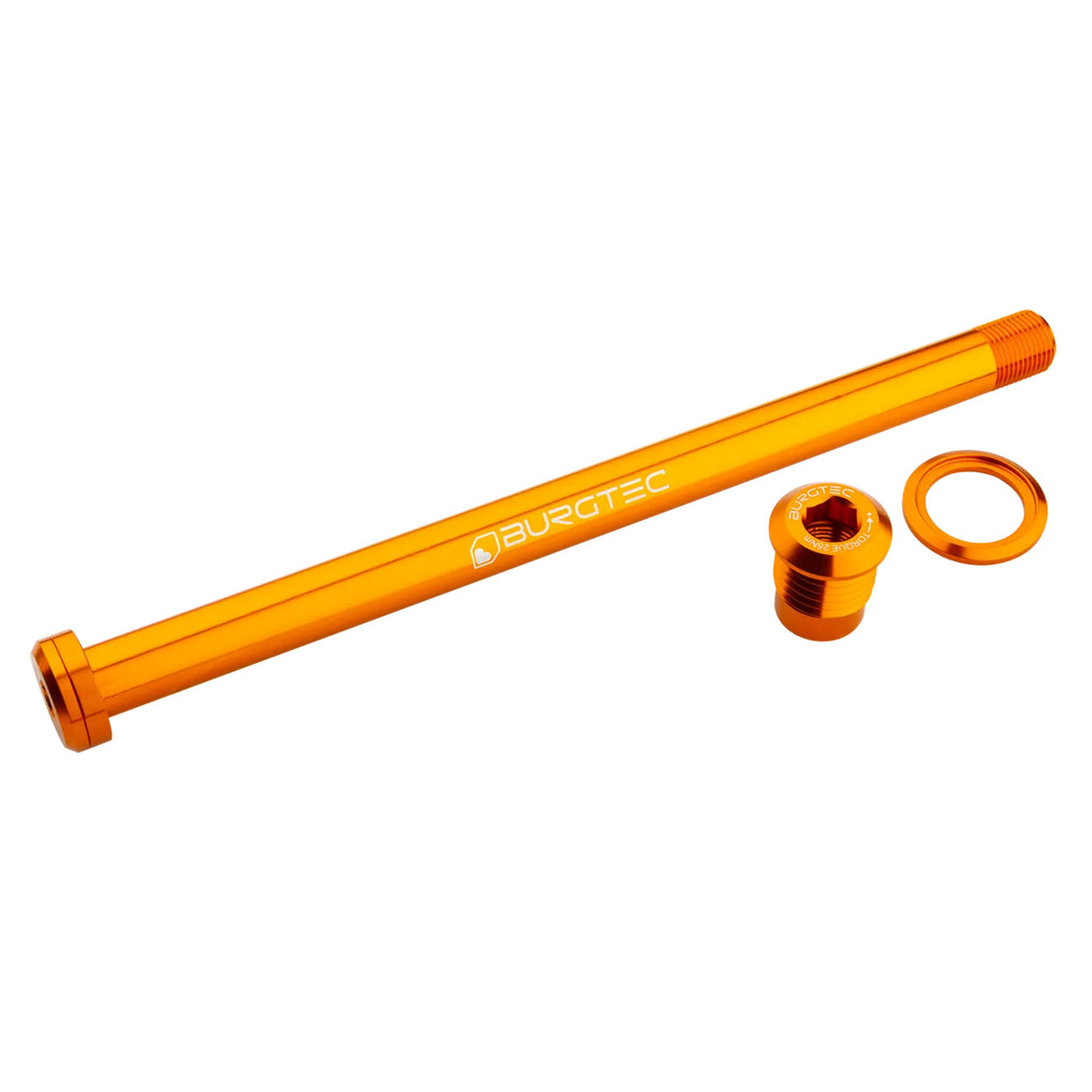 180mm x 12mm 1.00mm Pitch Rear Axle, Iron Bro Orange