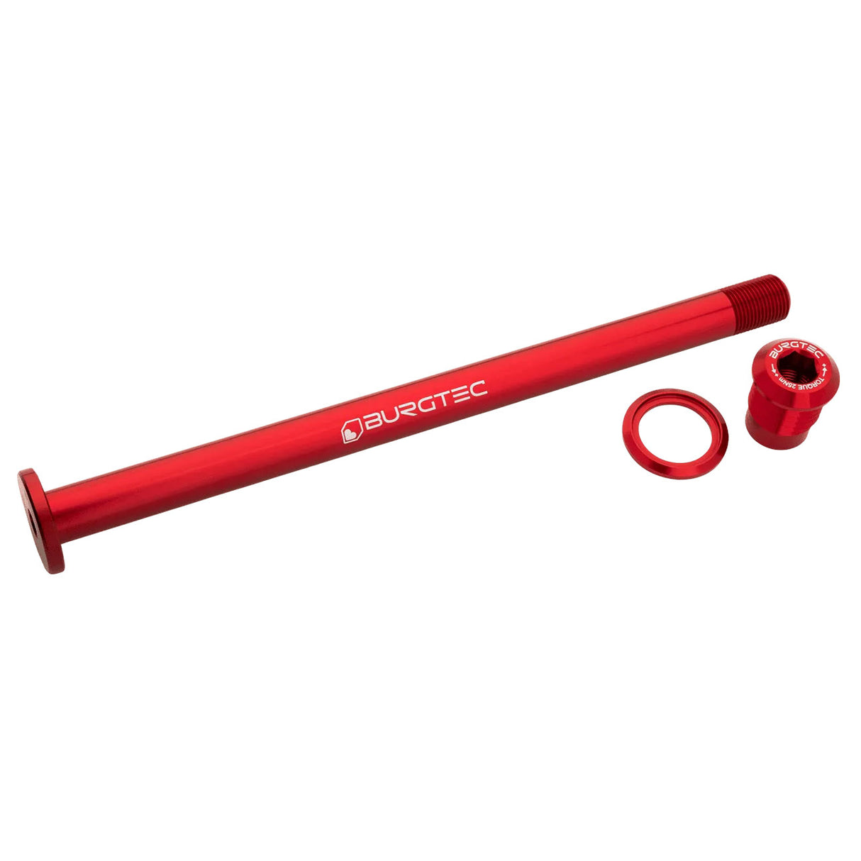 Evil 183.5mm UDH Rear Axle, Race Red