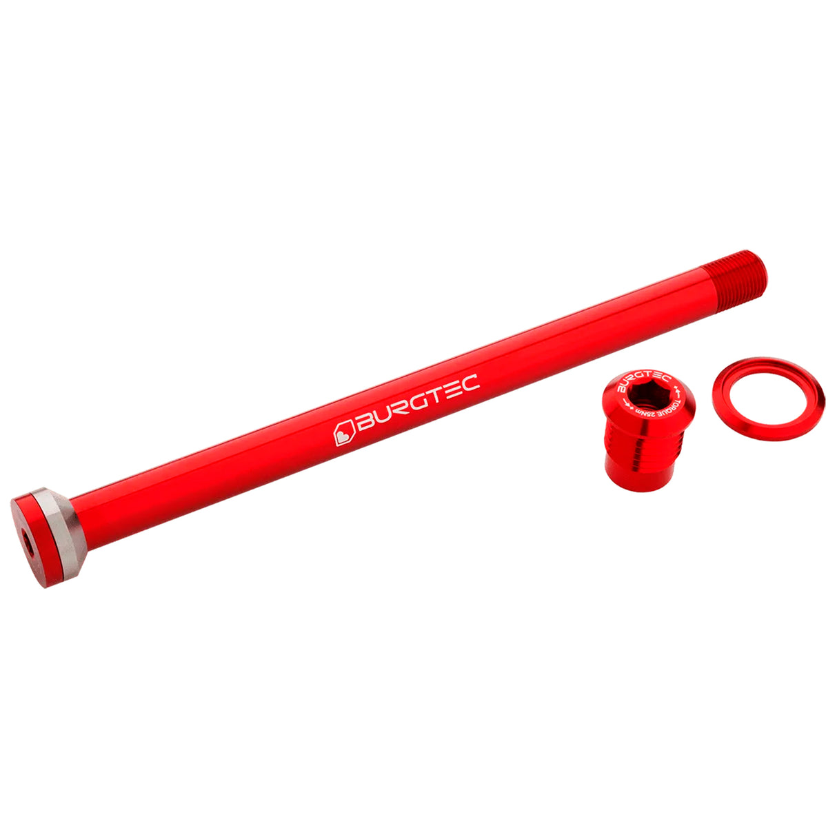 Transition 175mm UDH Rear Axle, Race Red