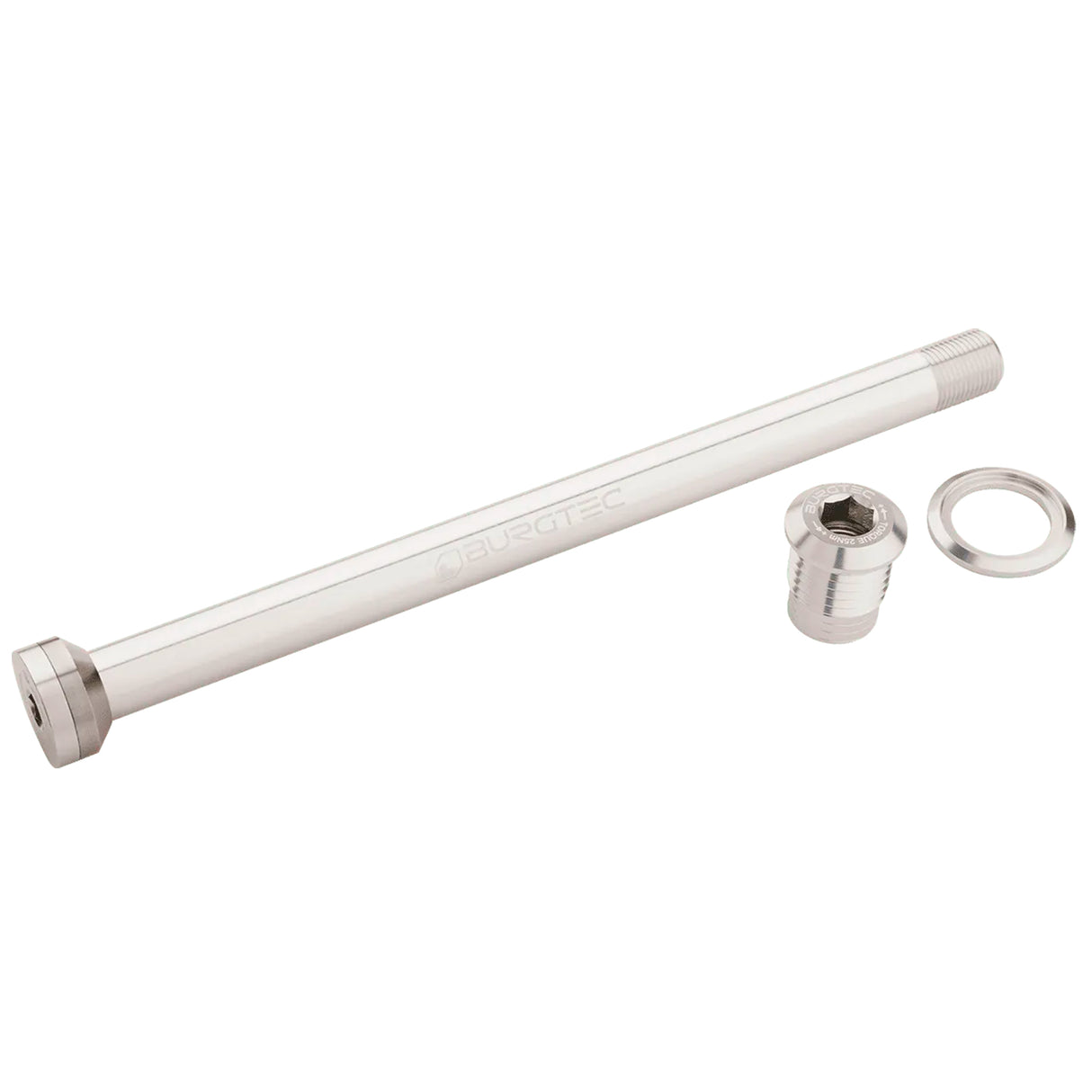 Transition 175mm UDH Rear Axle, Rhodium Silver