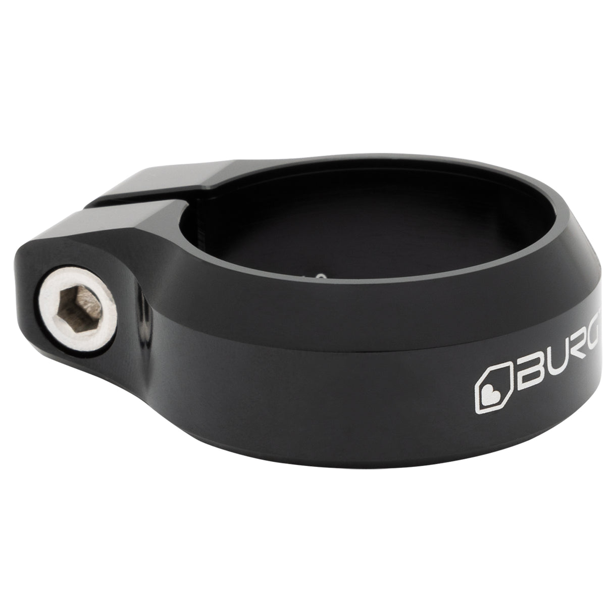 Seat Clamp, 34.9mm, Burgtec Black