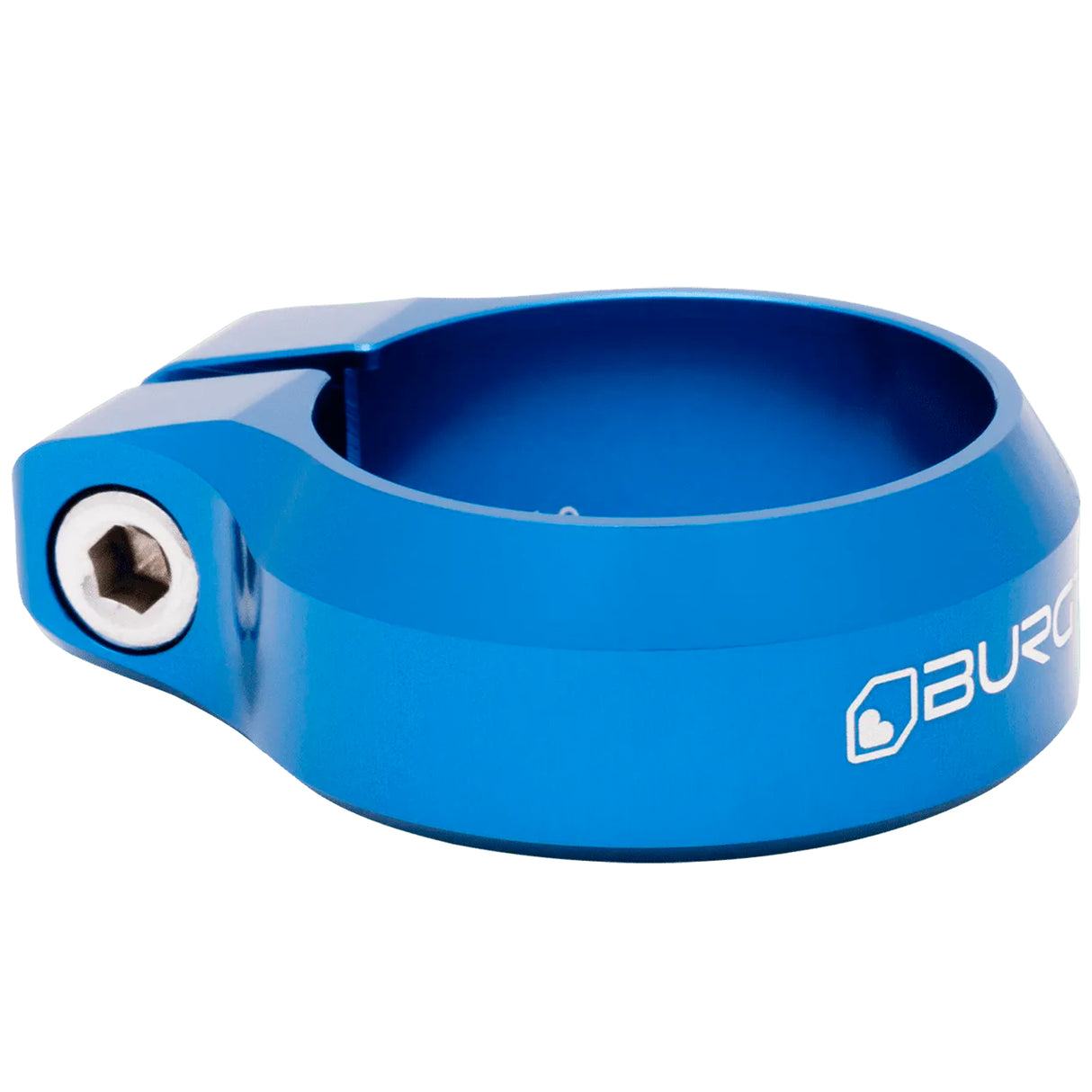 Seat Clamp, 34.9mm, Deep Blue