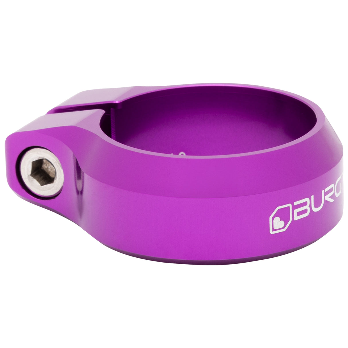 Seat Clamp, 34.9mm, Purple Rain