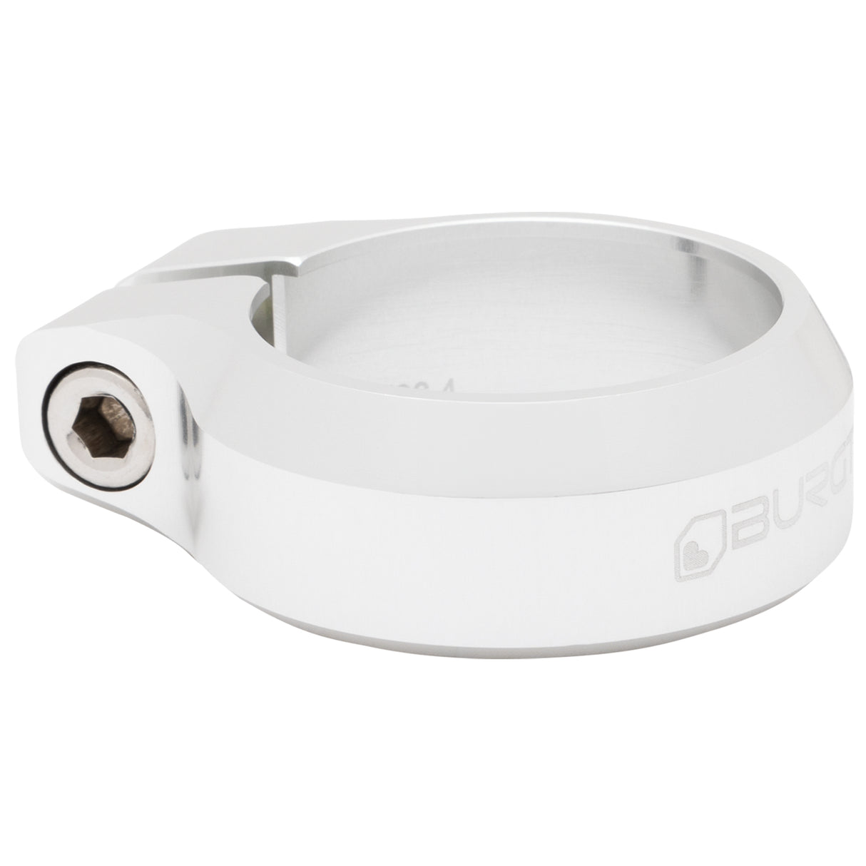 Burgtec Seat Clamp 36.4mm Rhodium Silver
