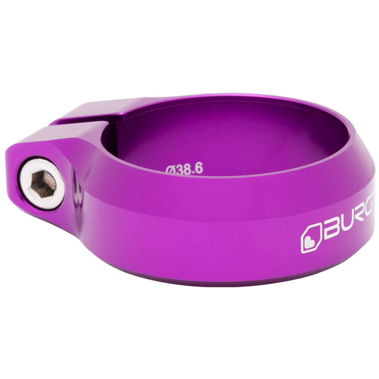 Seat Clamp, 38.6mm, Purple Rain