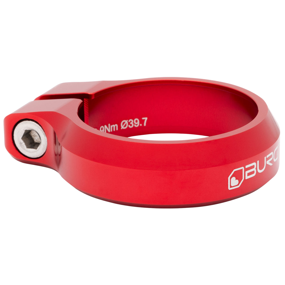 Seat Clamp, 39.7mm, Race Red