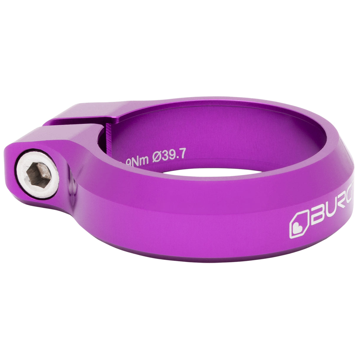 Seat Clamp, 39.7mm, Purple Rain