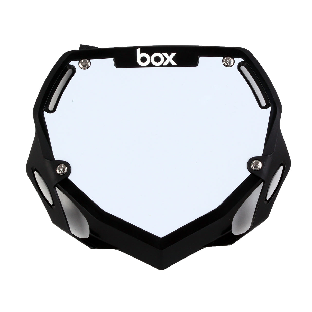 Box Two Number Plate, Black - Large