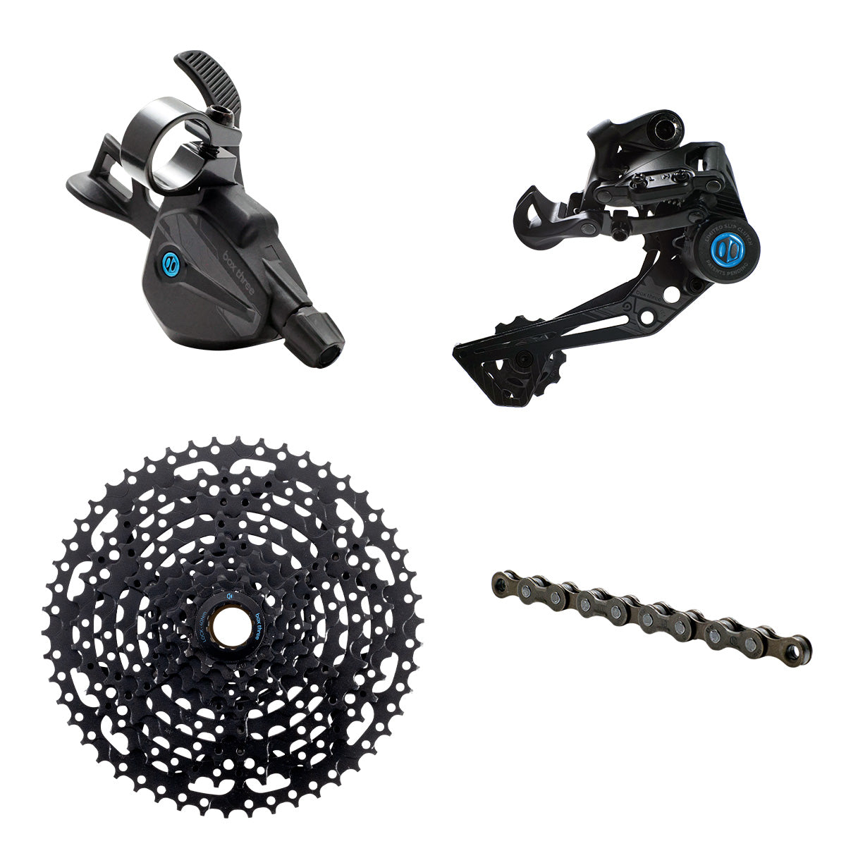 Three Prime 9 X-Wide Groupset, Multi Shift