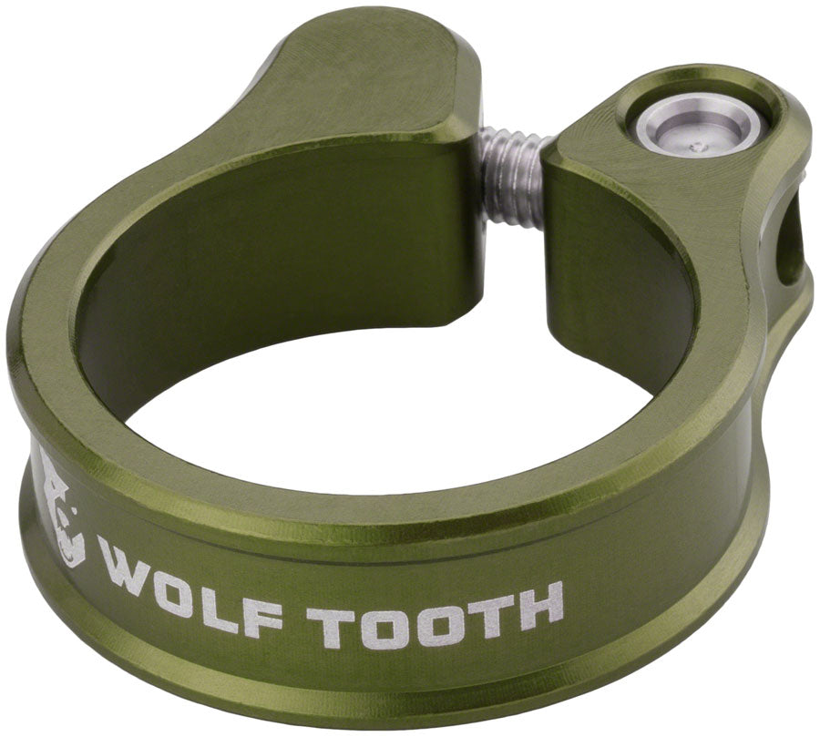 Wolf Tooth Seatpost Clamp - 29.8mm Bolt-On Olive