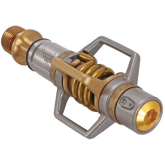 Crankbrothers Egg Beater 11 Pedals - Dual Sided Clipless Titanium 9/16" Gold