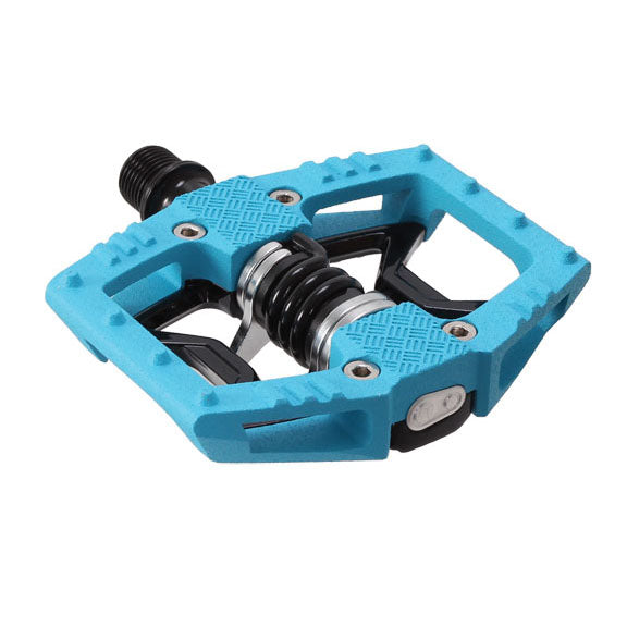 Double Shot 2 Hybrid Pedals, Blue/Black