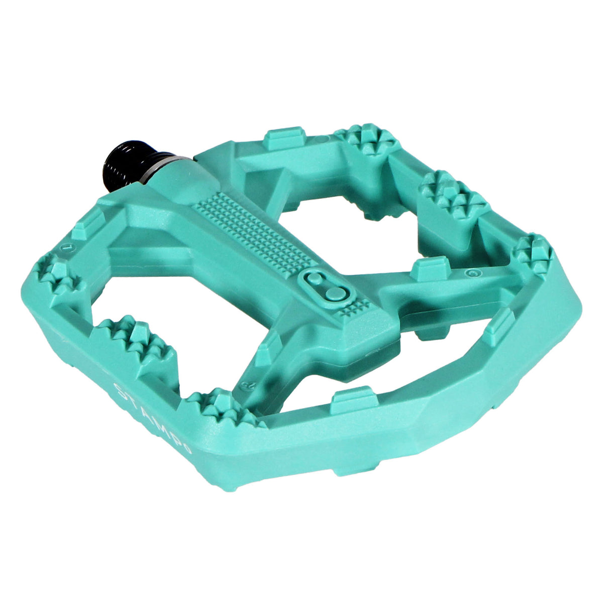 Stamp 0 Large Platform Pedals, Turquoise