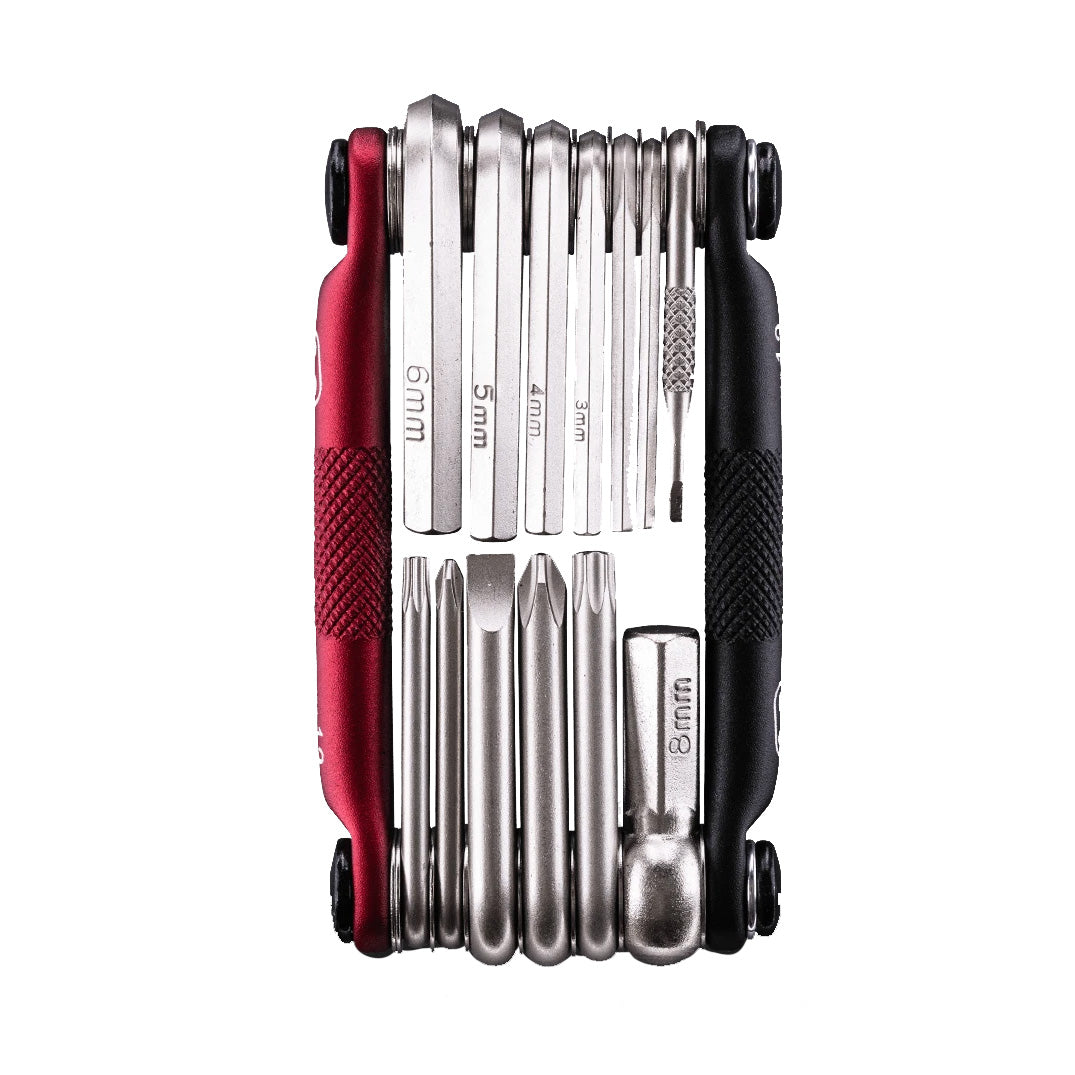 Multi-13 Mini Tool, Matte Black/Red