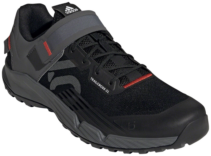 Five Ten Trailcross Mountain Clipless Shoes - Men's Core BLK/Gray Three/Red 11.5