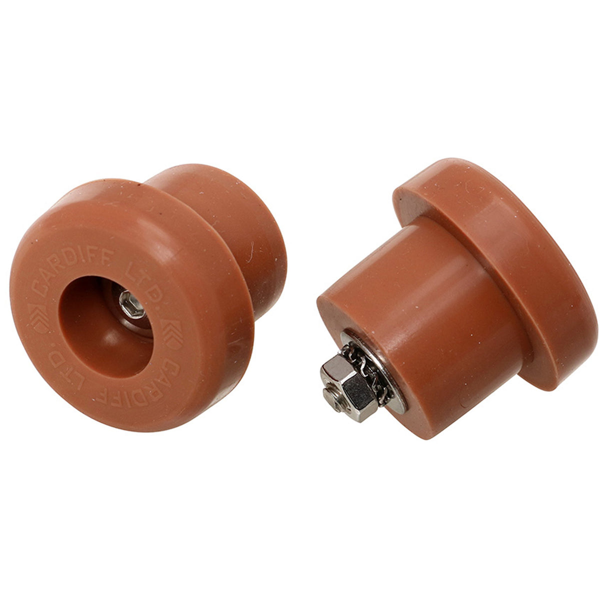 Silicone Bar End Plugs, Natural