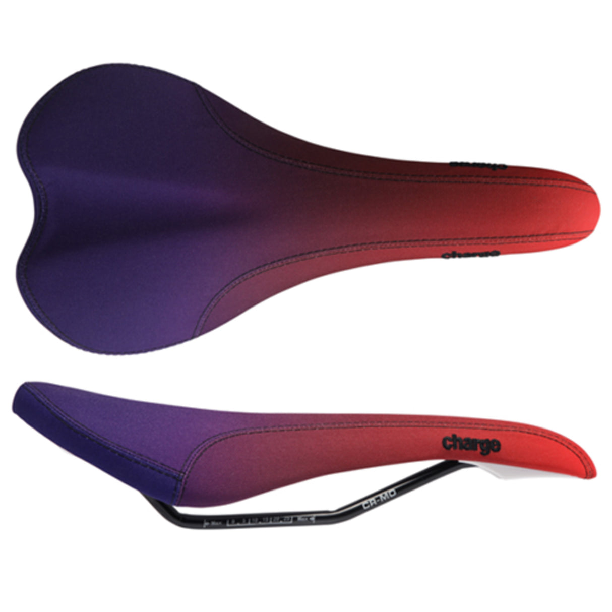 Spoon Saddle, CrMo, Midnight Fade