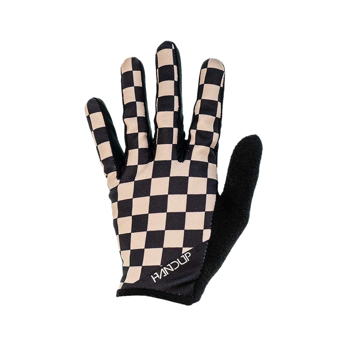 Gloves - Checkered Black/Tan