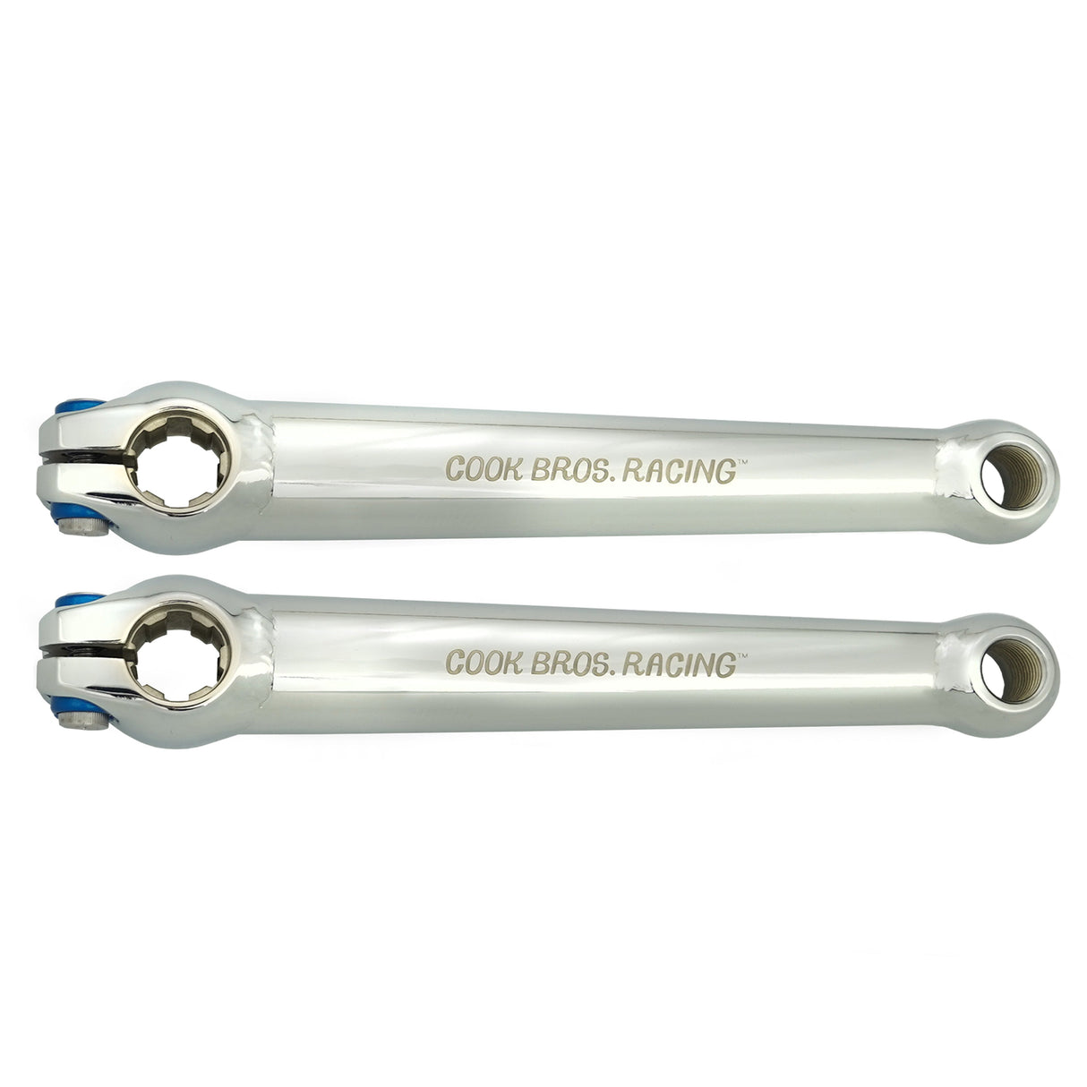 Cook Bros Racing Chromo "Dogbone" Crankset