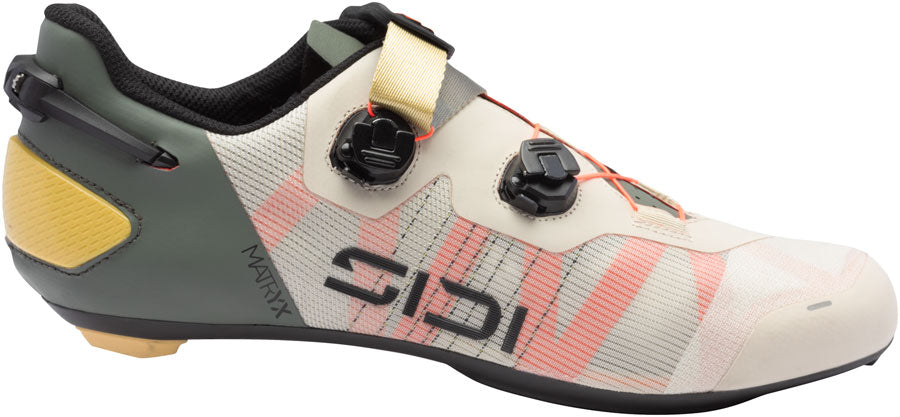SIDI Wire 3 Road Shoes - Mens Sand Coral Fluo 45.5