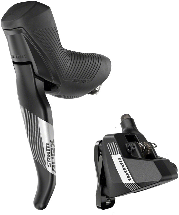SRAM Apex Disc Brake Lever - Left/Rear Flat Mount 2-Piston 20mm Offset BLK A1