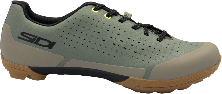 SIDI Asper Laces Gravel Shoes - Men's Military 40.5 Millennium Fit