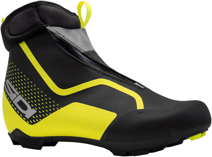SIDI Algor Primaloft Cycling Boots - BLK/YLW Fluorescent Size 46 Millennium Fit