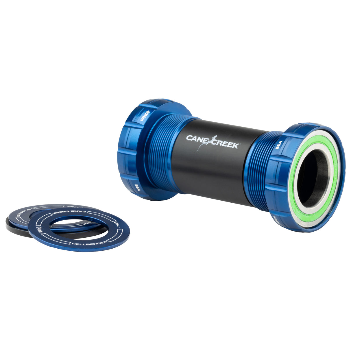 Hellbender 70 BSA Thread BB, DUB, 68/73mm, Blue