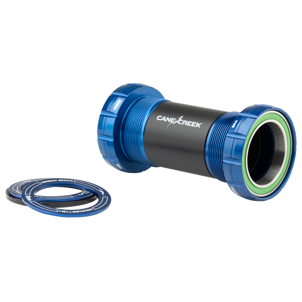 Hellbender 70 BSA Thread BB, 30mm, 68/73mm, Blue