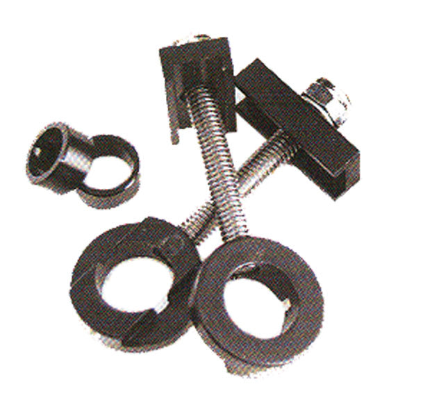 Chain Tugs, 10mm - Black Pair