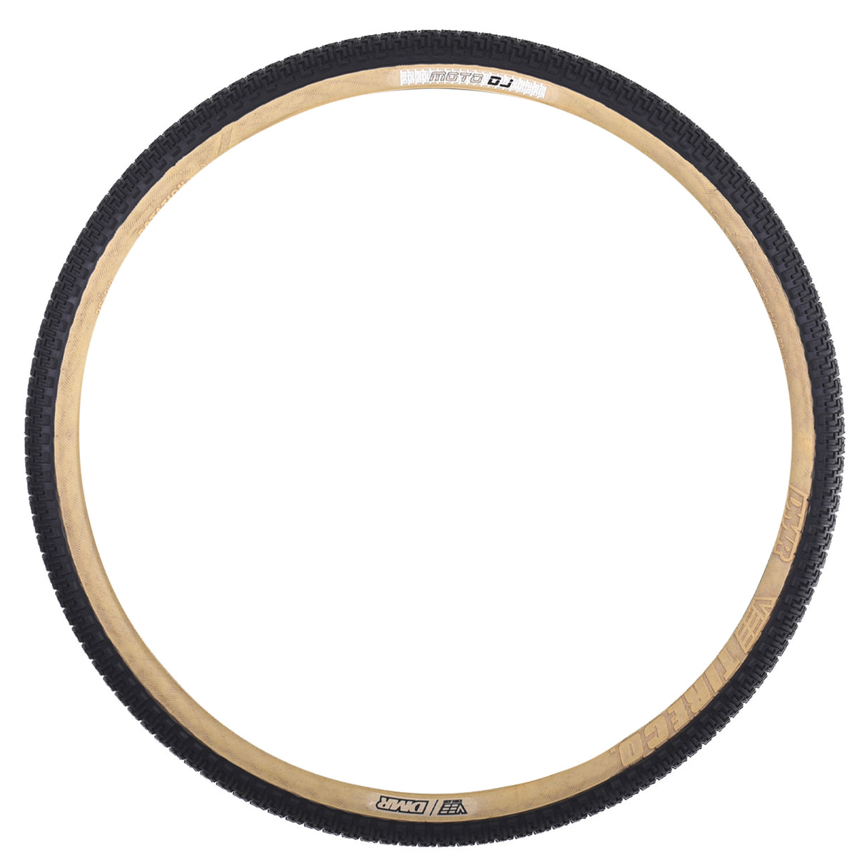 Moto DJ Tire, 26 x 2.2" - Black/Tanwall