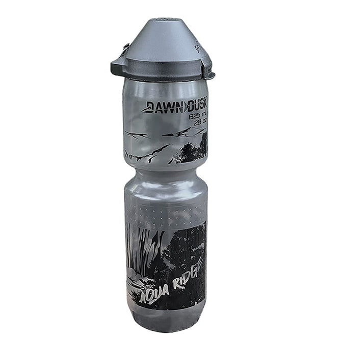 Aqua Ridge Bottle w/ Dirt Mask, Black/Clear - 28oz