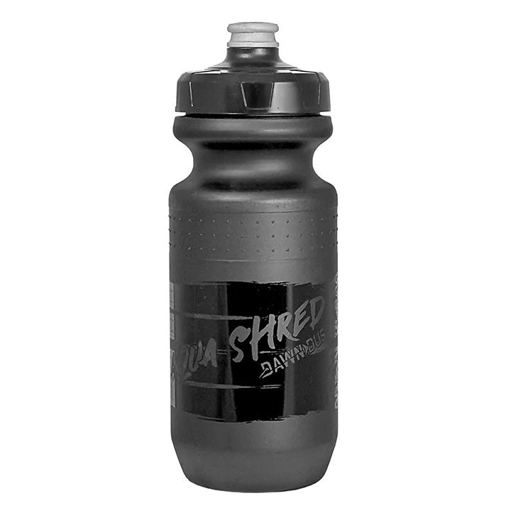 Aqua Shred Bottle Pop 'n Lock, Black/Clear - 21oz