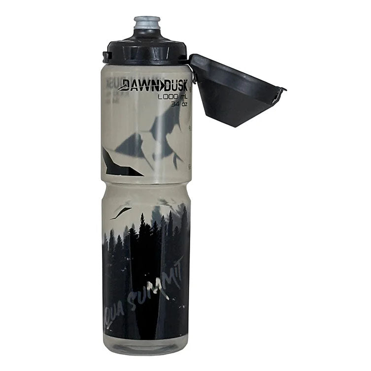 Aqua Summit Bottle Pop 'n Lock w/Mask, Black/Clear 34