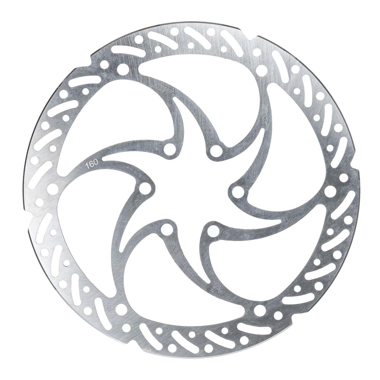 Heavy Duty 160mm Rotor, 6-Bolt, Silver NLS