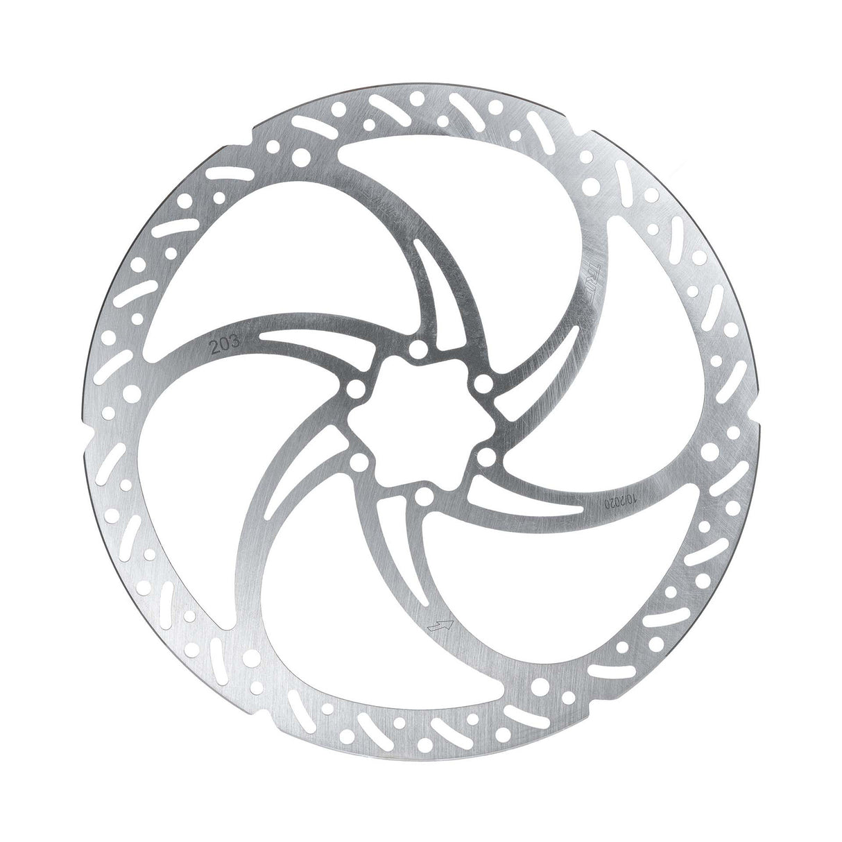 Heavy Duty 203mm Rotor, 6-Bolt, Silver