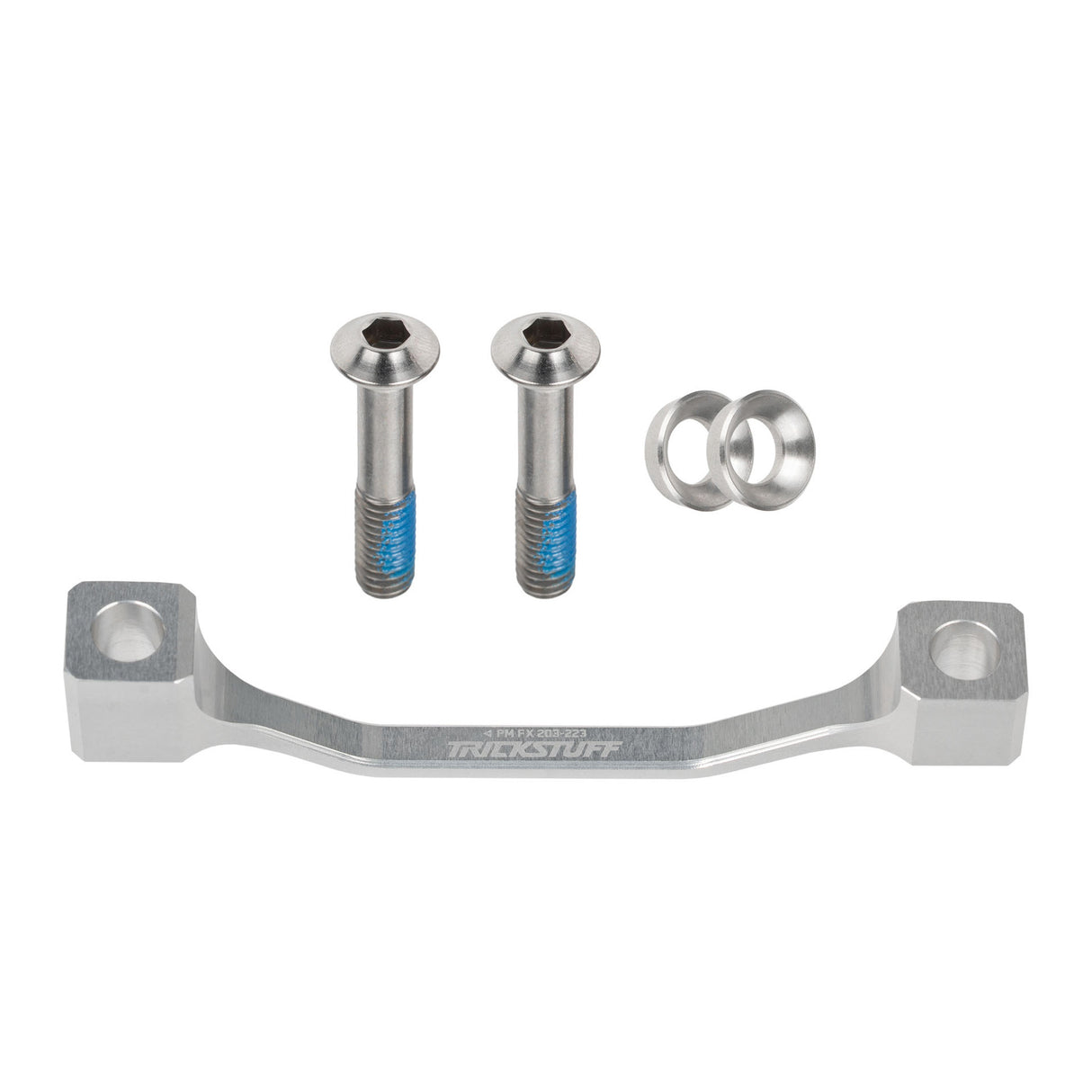 +20 PM 74mm Caliper Adapter, PM 203, Fox, Silver