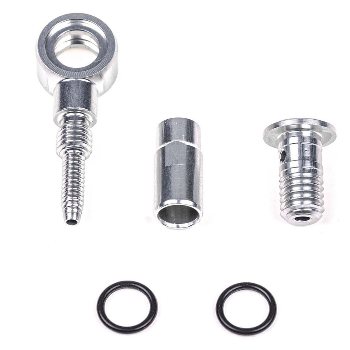 Banjo Kit For Beta Kevlar Hose, Silver, Each