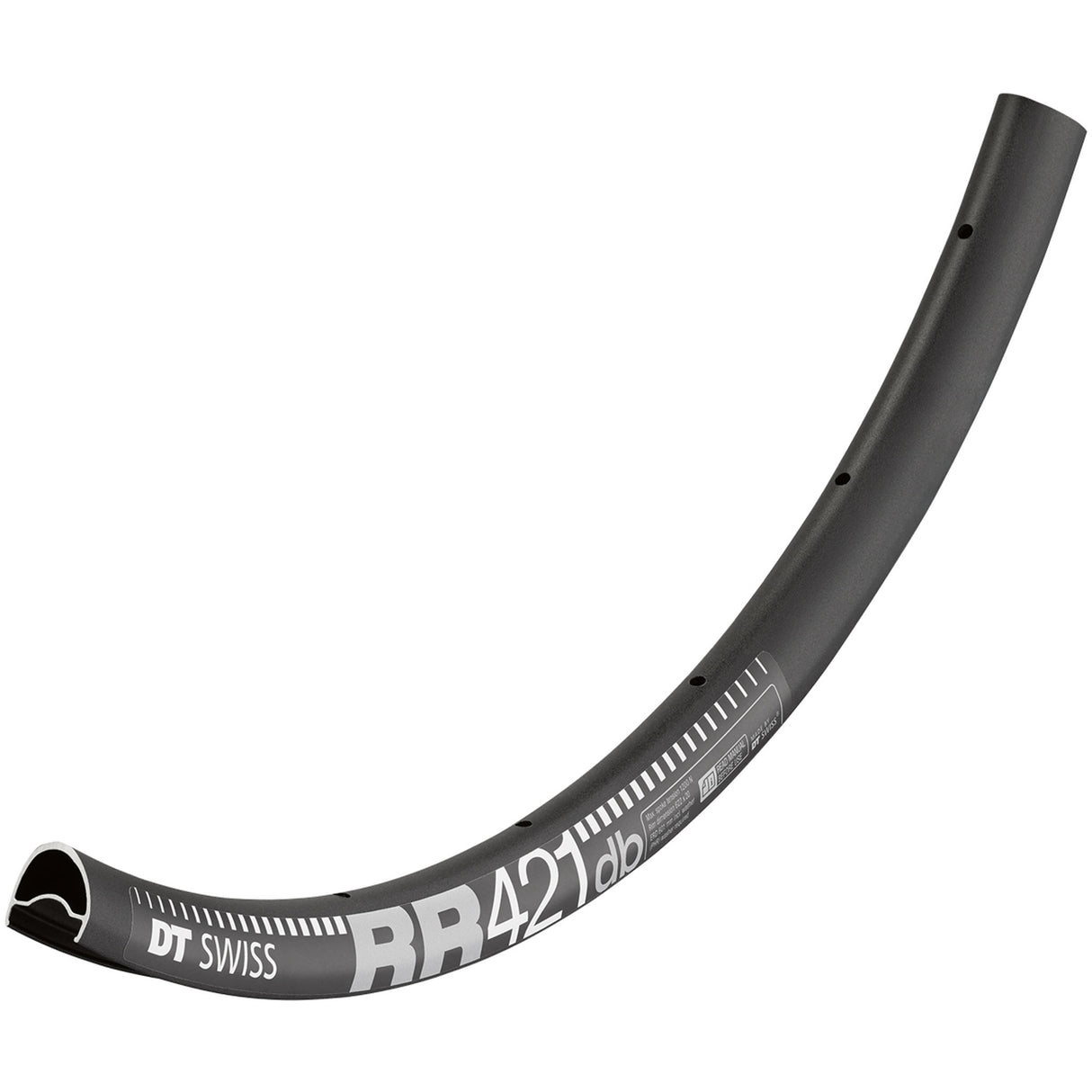 RR 421 Tubeless Ready 700c Disc Rim, 24h, Black NLS