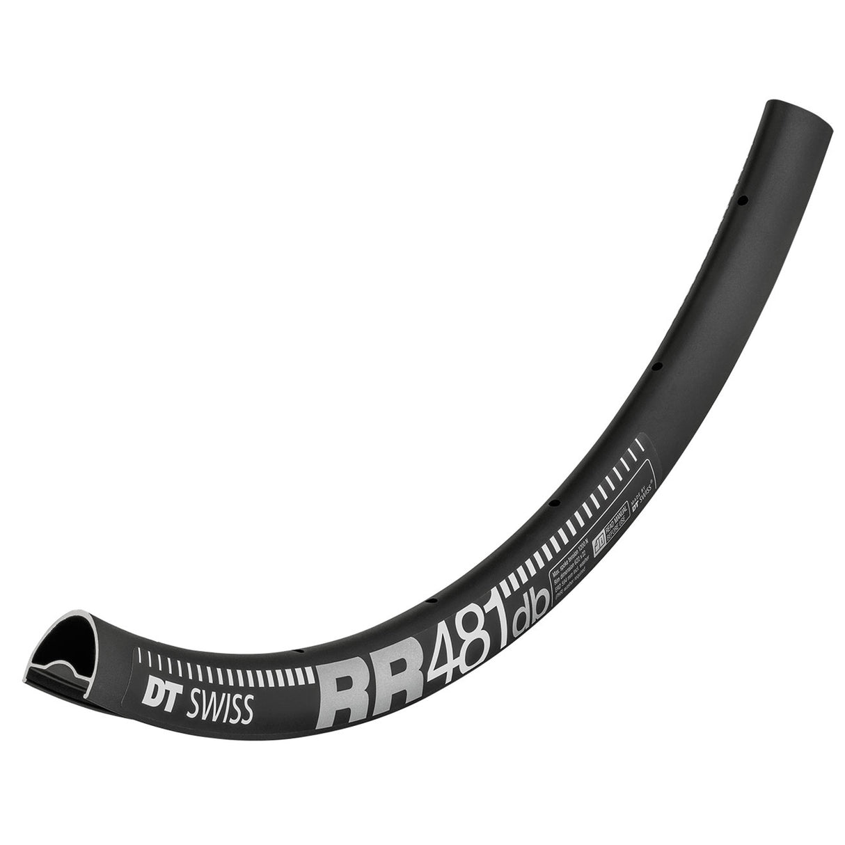 RR 481 Tubeless Ready 700c Disc Rim, 24h, Black