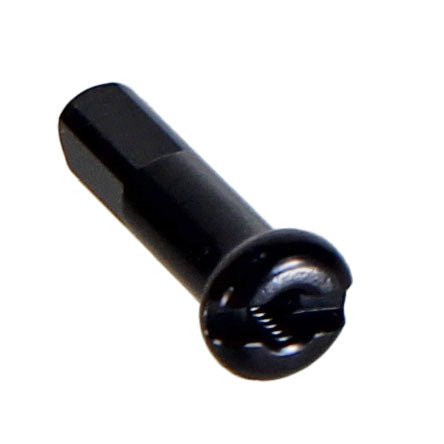 Alloy Nipple, 14g/16mm, Black, Box/100
