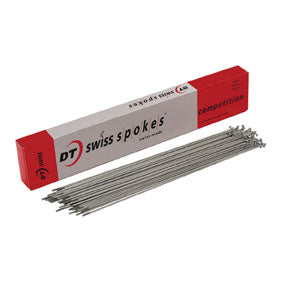 Competition 14g DB Spoke, Silver, 296mm, 100/Ct NLS