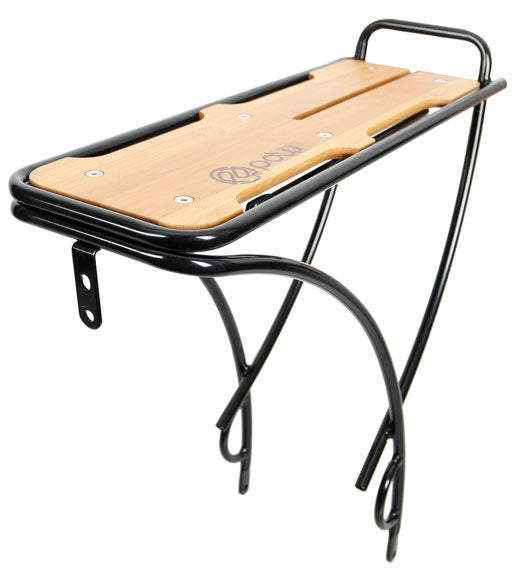 Payload Rear Steel Rack w/ Bamboo Top