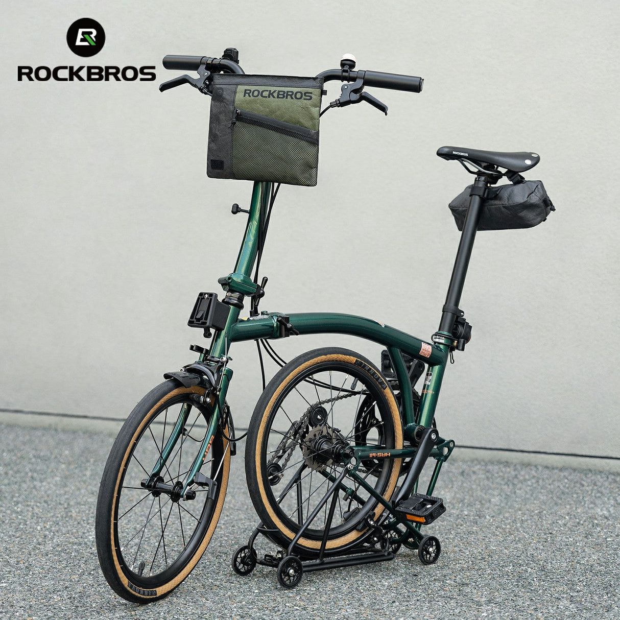 Sustainable Eco-Friendly Bike Handlebar Bag Crossbody Bag 1.5L