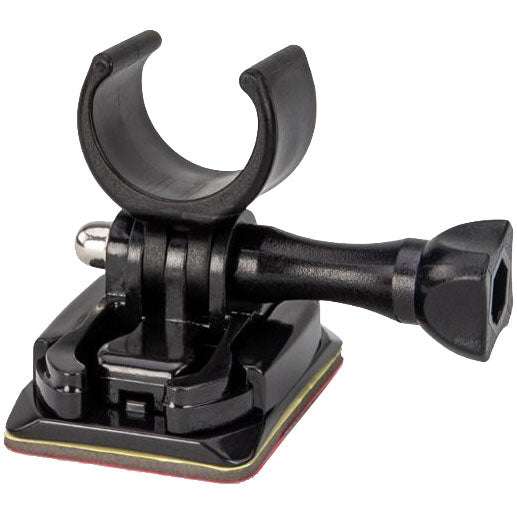 Curved Adhesive Helmet Mount Kit, Black