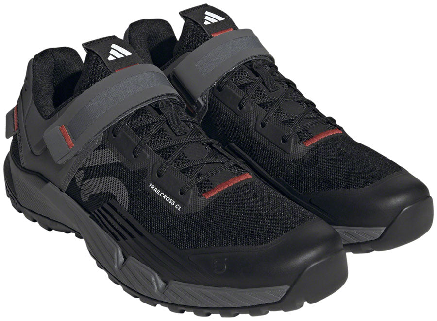 Five Ten Trailcross Mountain Clipless Shoes - Men's Core BLK/Gray Three/Red 10.5