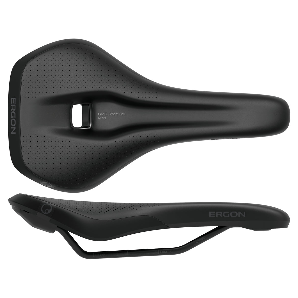 SMC Sport Gel Men's Saddle, Small/Medium, Stealth