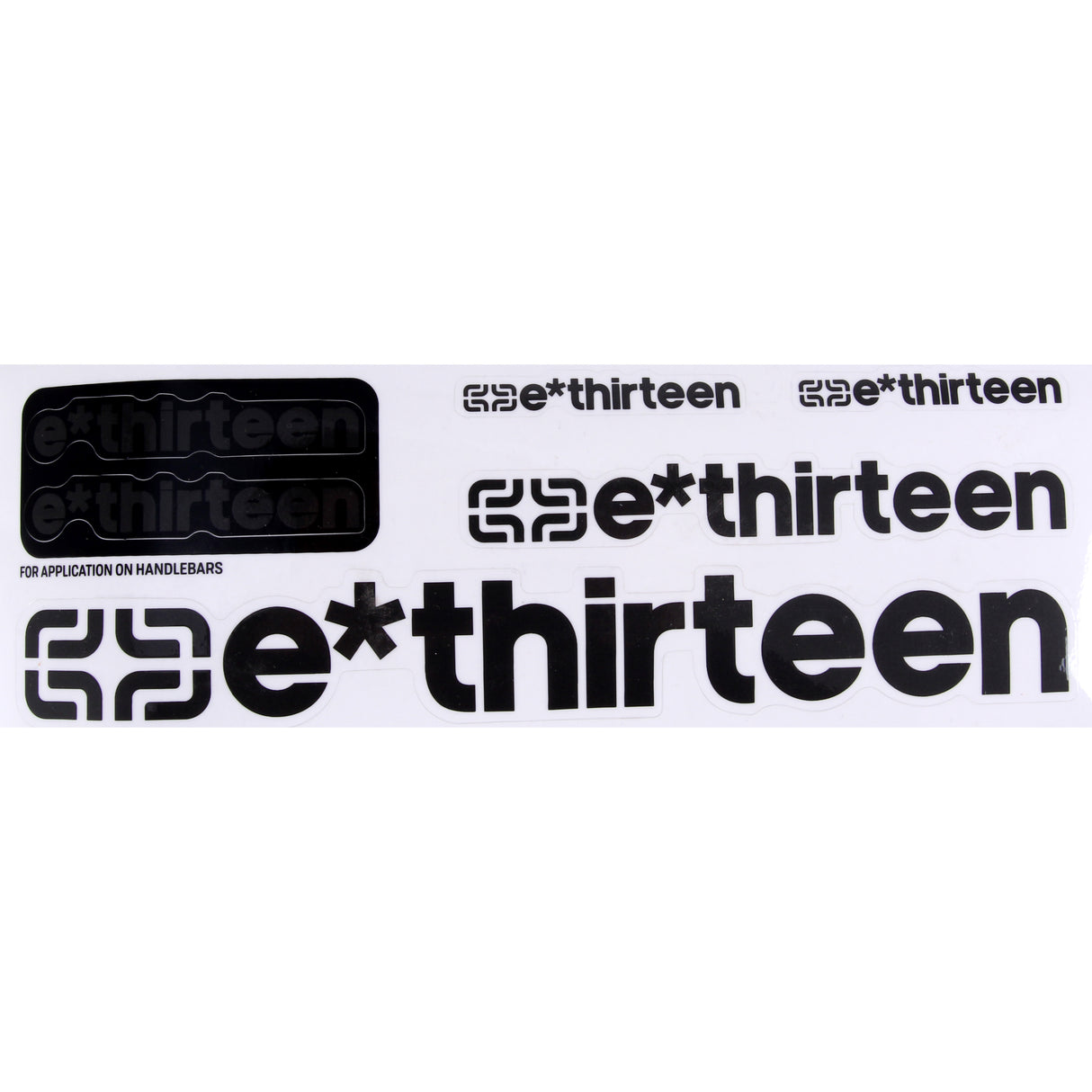 Race Handlebar Decal Set, Doom Gray NLS