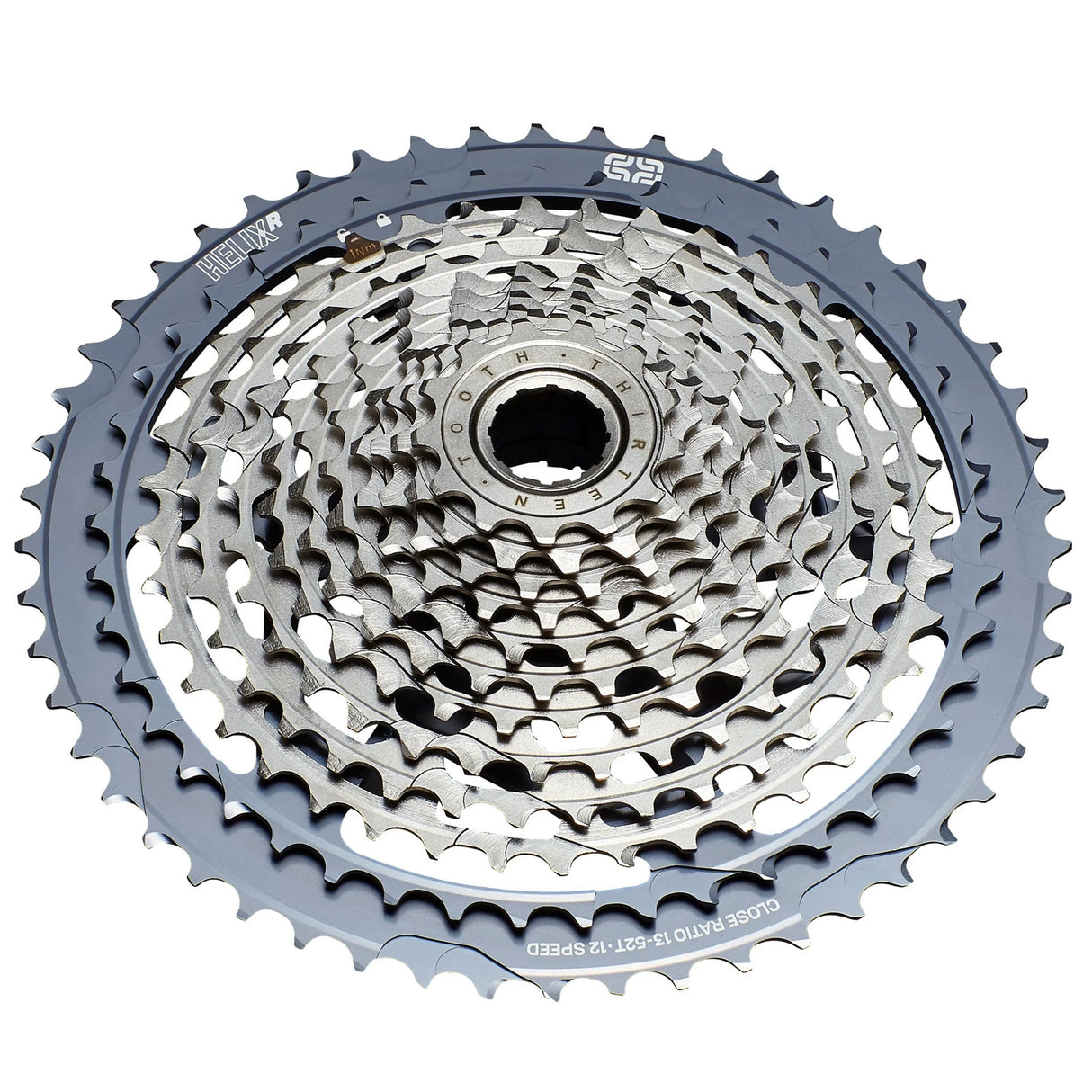 Helix Race 12sp Cassette, 13-52t - Gray NLS