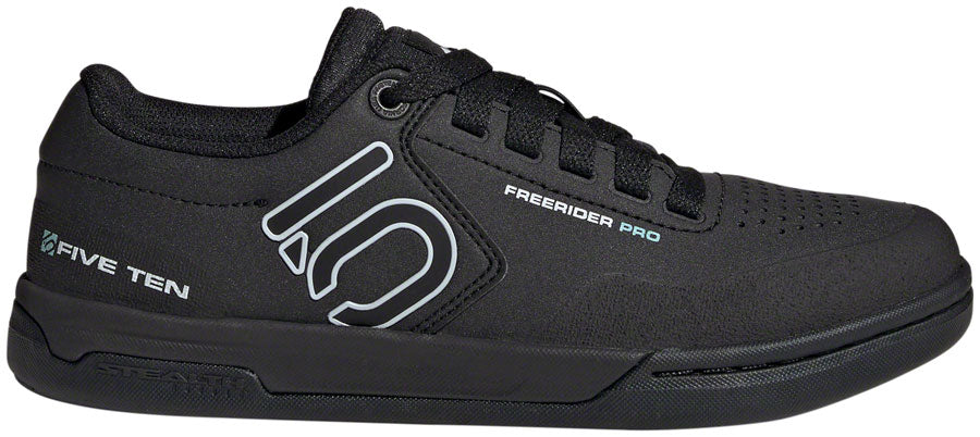 Five Ten Freerider Pro Flat Shoes - Women's Core BLK/Crystal White/Acid Mint 11